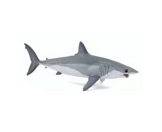 Figura Papo - Tubarão Mako - 15cm Comprimento