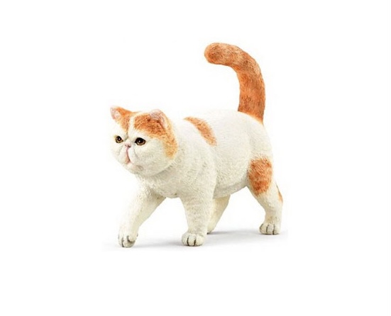 Figura Collecta - Gato Pelo Curto - 6cm De Comprimento
