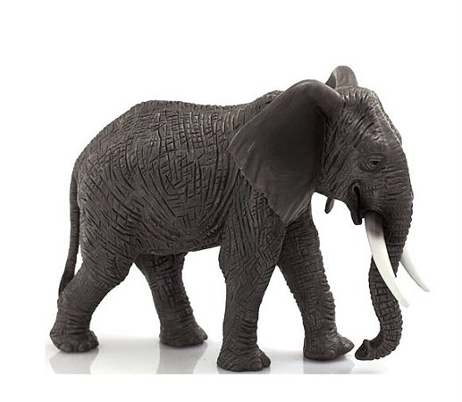 Figura Mojo - Elefante Africano - 13cm Comprimento