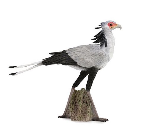 Figura Collecta - Ave Secretária - 11cm De Comprimento