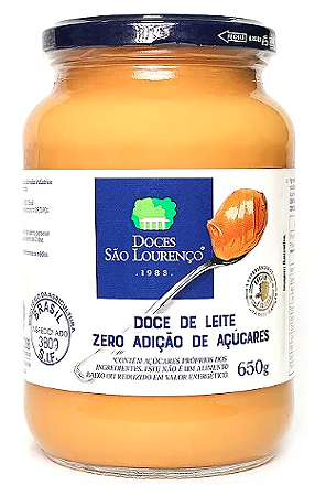 DOCE DE LEITE ZERO AÇÚCAR 650G