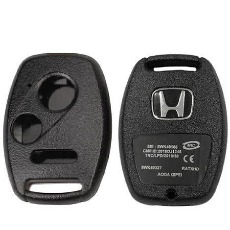 Capa Chave Carcaça Honda Fit Civic City Crv 2008 A 2011 Nova
