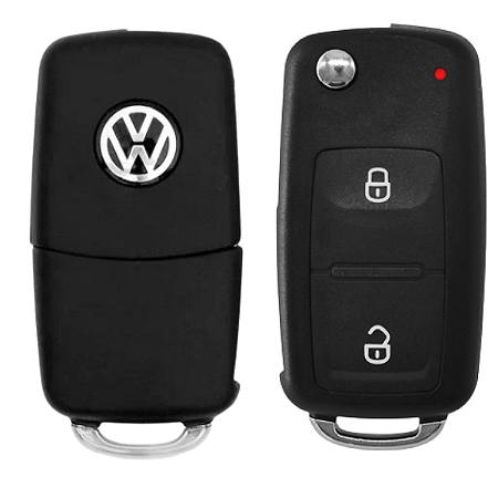 Capa Chave Canivete Vw Linha G6 Gol Fox Golf Jetta Up Voyage 2 e 3 Botões
