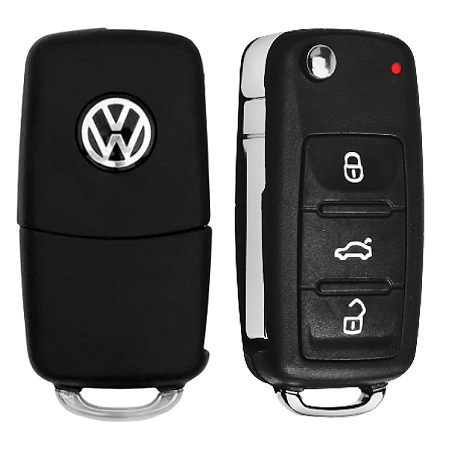 Capa Chave Canivete Vw Linha G6 Gol Fox Golf Jetta Up Voyage 2 e 3 Botões