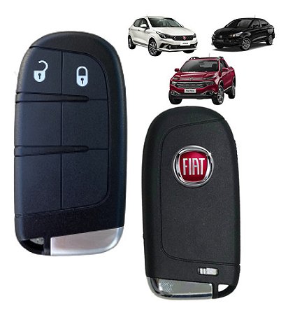 Carcaça Para Chave De Presença Fiat Argo Cronos Pulse Toro 2 Botões
