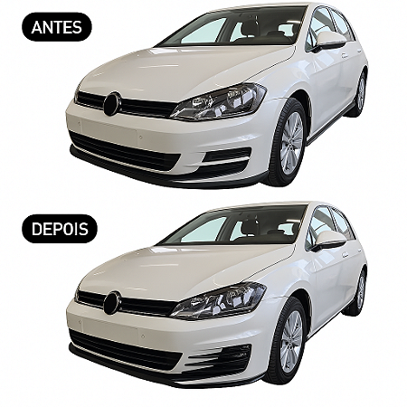 Moldura Farol De Milha Golf Mk7 Tsi Msi Gti 2014 A 2017 Par Novo
