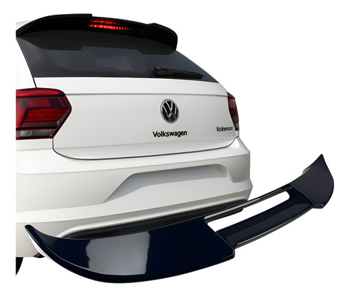 Aerofólio Spoiler Polo Gti Tsi Msi 2018 A 2025 Black Piano Em Abs