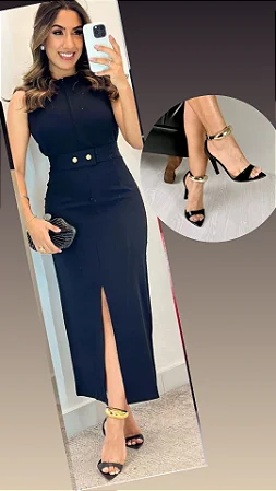 Sandália Salto Fino