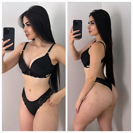 Conjunto de Calcinha e Sutiã Com Bojo