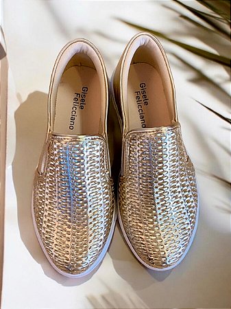 Slipper tricê ouro