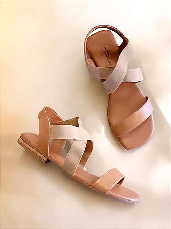 Rasteira areia elástico