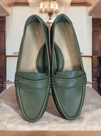 Mocassim couro legítimo militar Andacco