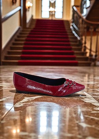 Sapatilha Mônaco cereja