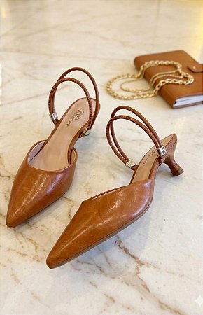 Slingback Âmbar Salto Fino