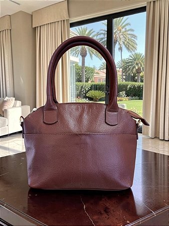 Bolsa Margaux Cedro Couro Legítimo