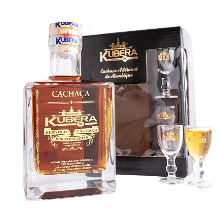 Cachaça Bertholletia Premium Garrafa Qbic 500ml 2 Tacinhas