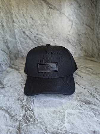 Boné Aba Curva Snapback Boêmia ALL BLACK.