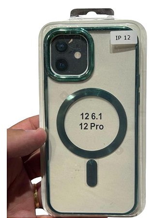 Case Magsafe Colors Blindex Luxo Proteção P/ Phone 12 Pro
