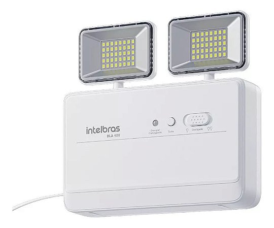 Bloco de Iluminação de Emergência Bla 600 Lumens Intelbras Branco