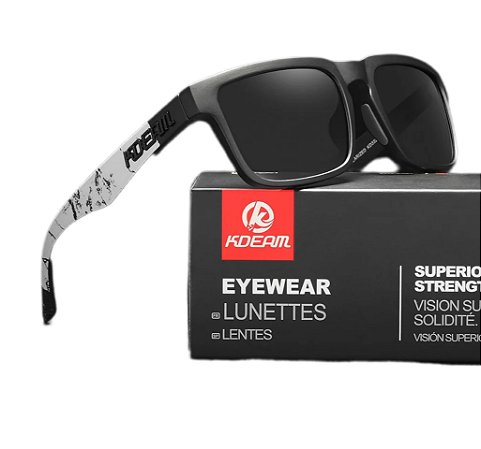 Óculos De Sol Esportivo Polarizado Kdeam C30 Black