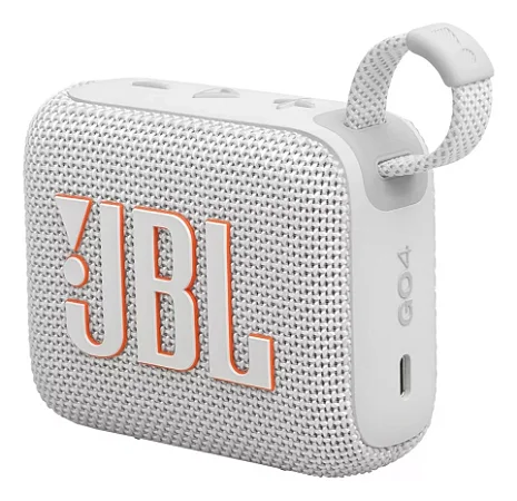 Alto-falante Portátil Bluetooth Jbl Go 4 Original Cor Branco