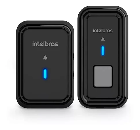Campainha Eletrônica Sem Fio Cib 101 Intelbras Preto Bivolt
