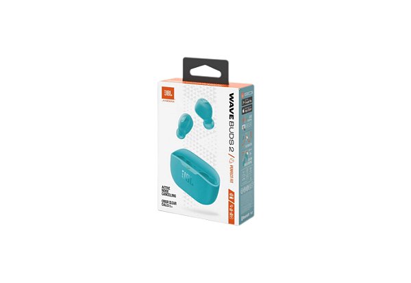 Fone De Ouvido Bluetooth Sem Fio Wave Buds 2 Jbl - Azul