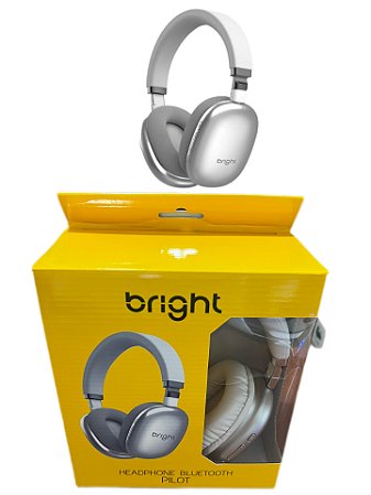 Fone Bluetooth Pilot Over-ear Branco Bright Fn587