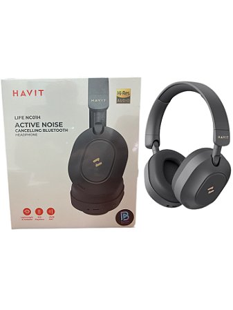 Fones De Ouvido Havit H668bt Bluetooth Preto 80h Bateria