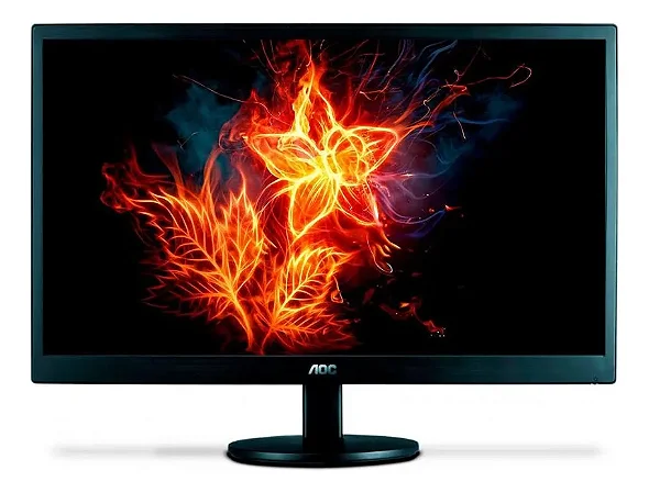 Monitor Aoc E970swhnl 18.5 Led Preto Hdmi Vga Bivolt