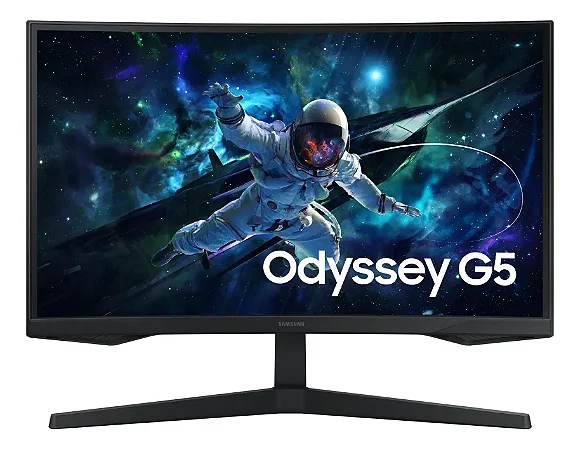 Monitor Curvo Gamer Samsung Odyssey G5, 27 , Qhd, 165hz