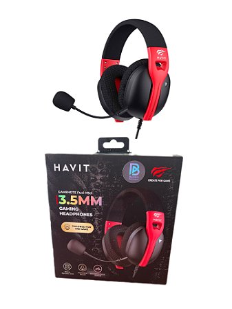 Fone De Ouvido Gamer Havit Fuxi-h5d Black