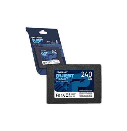 Ssd Patriot Burst 240gb Pbu240gs25ssdr Preto