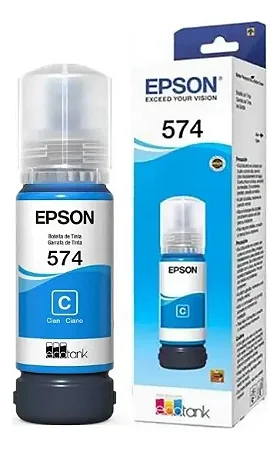 Refil De Tinta Epson T574220 Ciano - L8050 L18050