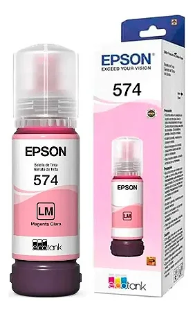 Tinta Epson T574 T574620 L8050 L18050 Magenta Clara