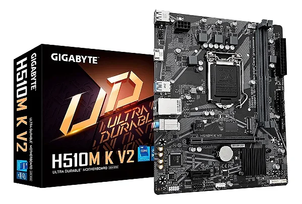 Placa Mãe Gigabyte H510m K V2 Chipset Intel Lga 1200
