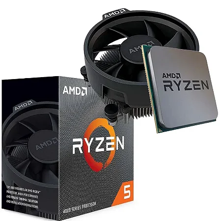 Processador Amd Ryzen 5 4500 Am4 4.1ghz 8mb Cache S/vídeo
