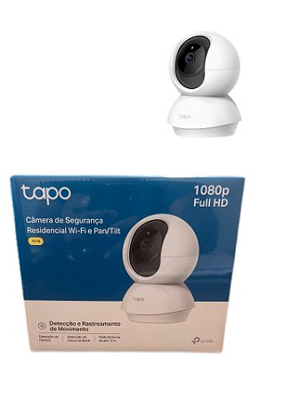 Câmera De Segurança Tp-link Tc70 Br Wi-fi Pan Branco - Branco