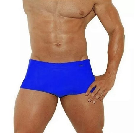 Sunga Boxer Azul Premium Masculina Hana Rio Poliamida
