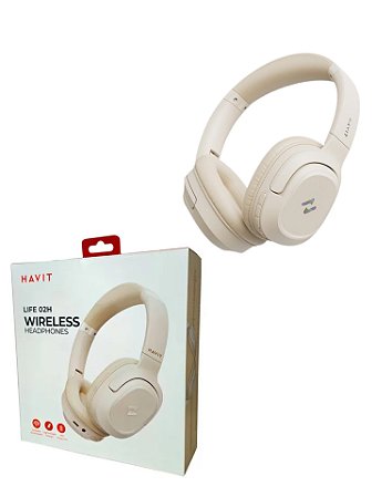 Headphone Bluetooth Havit H612bt Bege