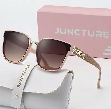 Óculos De Sol Olho De Gato Juncture 2505-C3 Rosa-Marrom