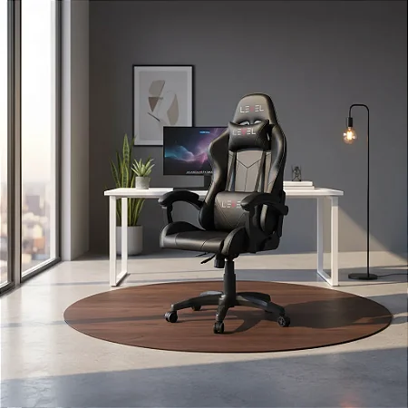 Cadeira Gamer Ergonômica Level Lv-c01dn Preto