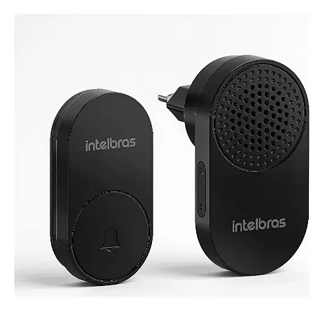Campainha Intelbras Cik 102 Sem Fio Preto