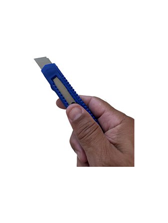 Estilete Retrátil 18mm Kian Azul