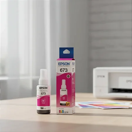 Garrafa De Tinta Epson T673320 Magenta 70ml