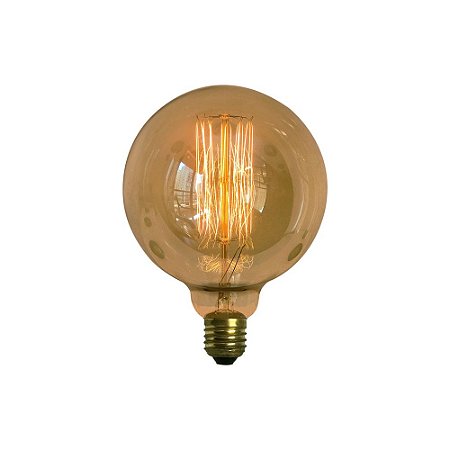 Lampada Filamento Carbono G125 E27 40W 2200K GMH G125-SC-40W-220V