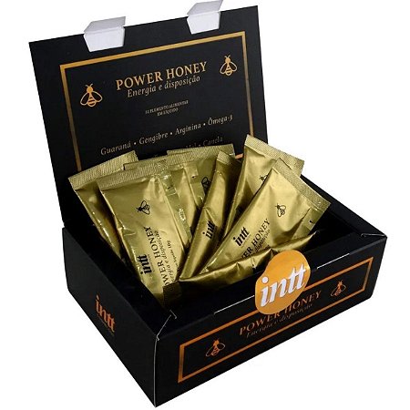 Caixa Com 8 Saches Suplemento Liquido Power Honey Intt