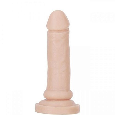 Pênis Real Dildo Maciço Curto Com 12,5 cm x 2,8 cm kt106