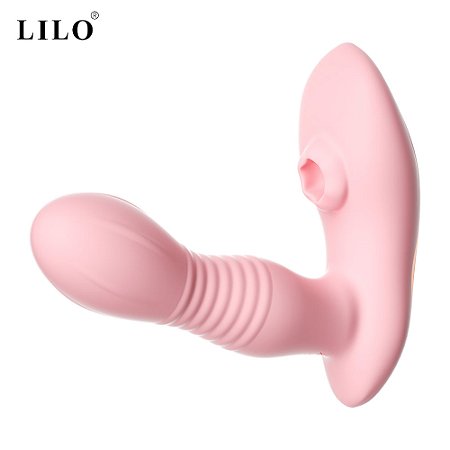 Estimulador Clitoriano Com Penetrador Vai E Vem Recarregável