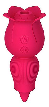 Vibrador Ponto G E Clitóris Com Pulsação Lingua Estimuladora